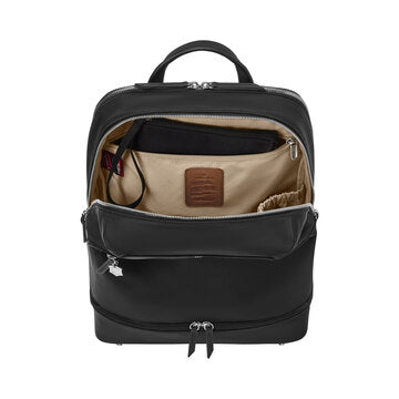 15'' Victoria Signature Deluxe Black Backpack w/10