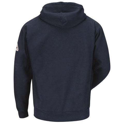 Bulwark Men's Flame Resistant Full Zip-Front Hooded Sweatshirt - Cotton/Spandex Blend