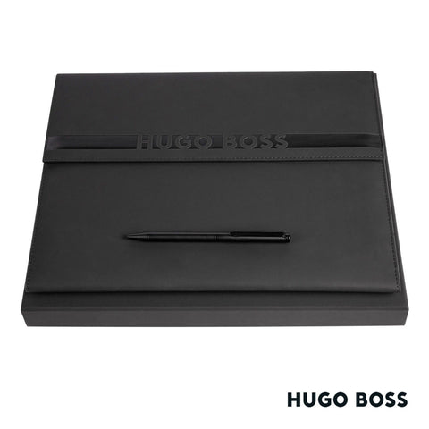 Hugo Boss® Cloud Ballpoint Pen & A4 Folder Set