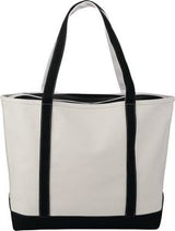 000383 Baltic 24oz Cotton Canvas Tall Zippered Boat Tote