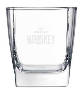 Square Mini 10.5oz glass - Etch