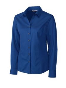Cutter & Buck Epic Easy Care Fine Twill Womens Long Sleeve Dress Shirt