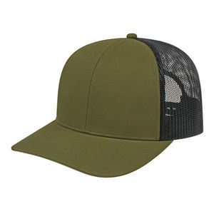 000379 Cap America Poly/Cotton Trucker Mesh Back Cap