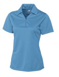 Cutter & Buck CB Drytec Genre Textured Solid Womens Polo