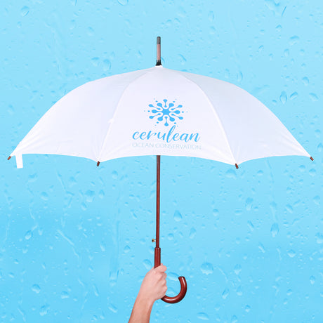 Executive Umbrella: 48" Arc With Hook Handle: 48" Arc with Hook Handle