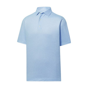 FJ FootJoy© Men's Printed Dot GEO Lisle Shirt