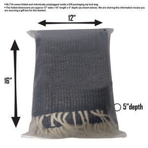 Wool Blanket Deluxe, 50x60, Blank Only