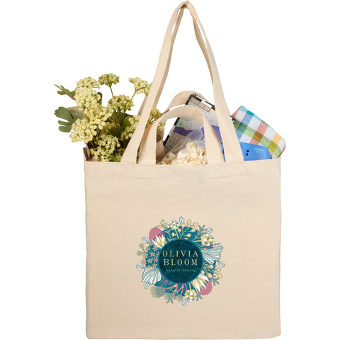 Organic 6oz Cotton Dual Carry Tote