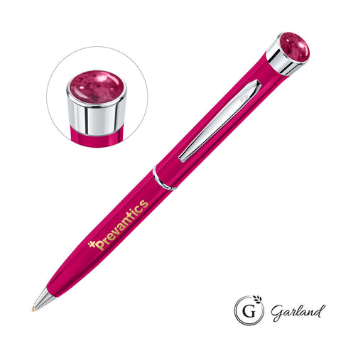 Garland? Color Aura Twist Ballpoint Pen - Chrome Accent