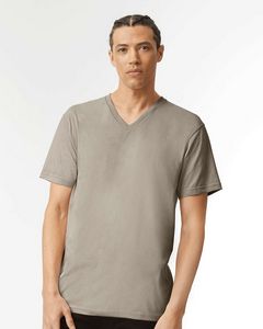 American Apparel® Unisex CVC V-Neck Tee