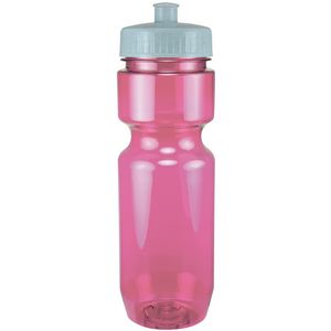 22 Oz. Translucent Bike Bottle w/ Push Pull Lid