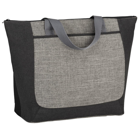 Reclaim Two-Tone Recycled Zippered Tote