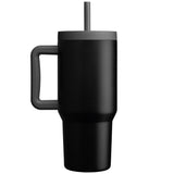 Grosche Aspen Stainless Steel Triple-Wall Insulated Straw Mug - 32oz -Laser Engraved