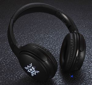 000400 Light Up Logo Bluetooth Headphones