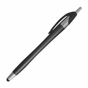 MUSKOKA Plastic Plunger Action Ball Point Pen with soft PDA stylus at the tip. (3-5 Days)