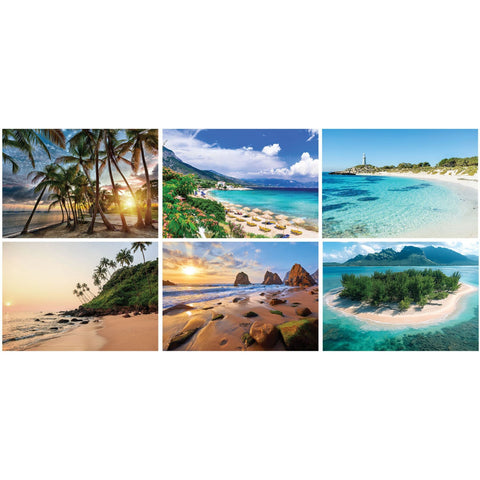 Full Colour Beaches Desk Calendar