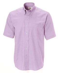 Cutter & Buck Epic Easy Care Nailshead Mens Big and Tall Short Sleeve Dress Shirt