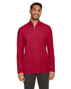 000224 CORE 365 Men's Fusion ChromaSoft™ Pique Quarter-Zip