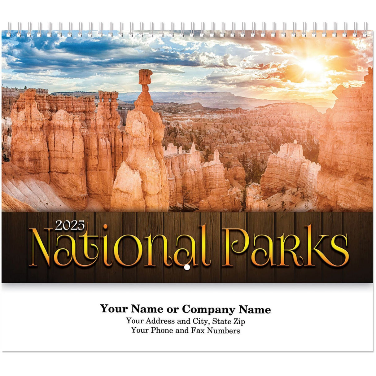 National Parks Spiral Wall Calendar