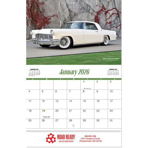 Days Gone By Wall Calendar Stapled