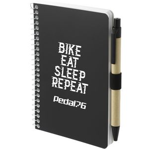 4'' x 6'' FSC® Mix Pocket Spiral Notebook with Pen