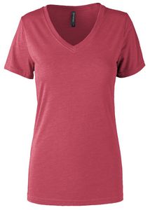 PRIMEASE® Ladies' Short Sleeve V-Neck Tee Shirt