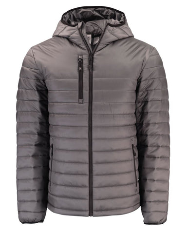 Clique Valhalla Full Zip Mens Puffer Jacket