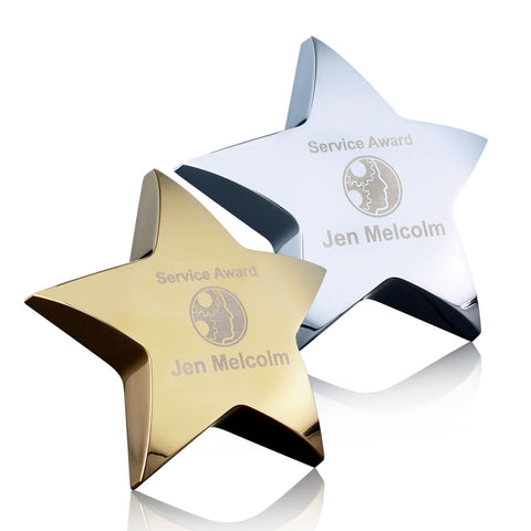 Hollister Standing Star Paperweight