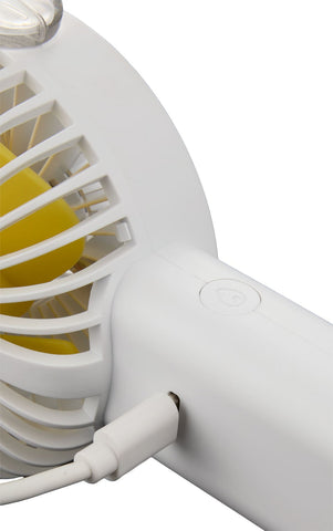 Rechargeable Portable LED Fan with Water Mist