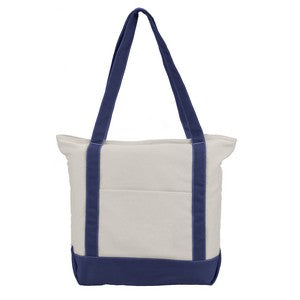 Zephyr - 12 oz. Cotton Canvas Tote Bag - Heat Transfer