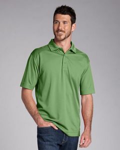 Cutter & Buck CB Drytec Genre Textured Solid Mens Polo