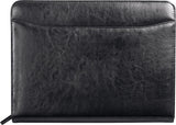 Renaissance Italian Style Leather Zippered Padfolio with FSC® Mix Paper