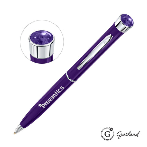 Garland? Color Aura Twist Ballpoint Pen - Chrome Accent
