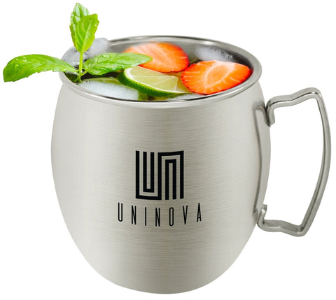 Spirit Mule 21oz matte finish stainless steel mug in gift box