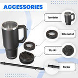 Black/Silver Blank Attachment View