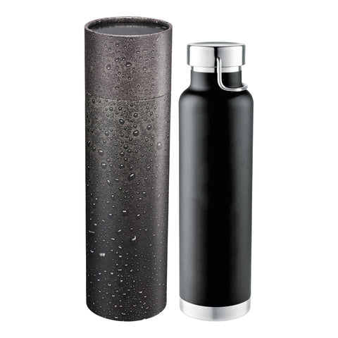 22 Oz. Thor Copper Vac Bottle w/Cylindrical Box