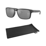 Oakley Holbrook Polarized Unisex Sunglasses, Matte Black, Prizm Black, Size 55