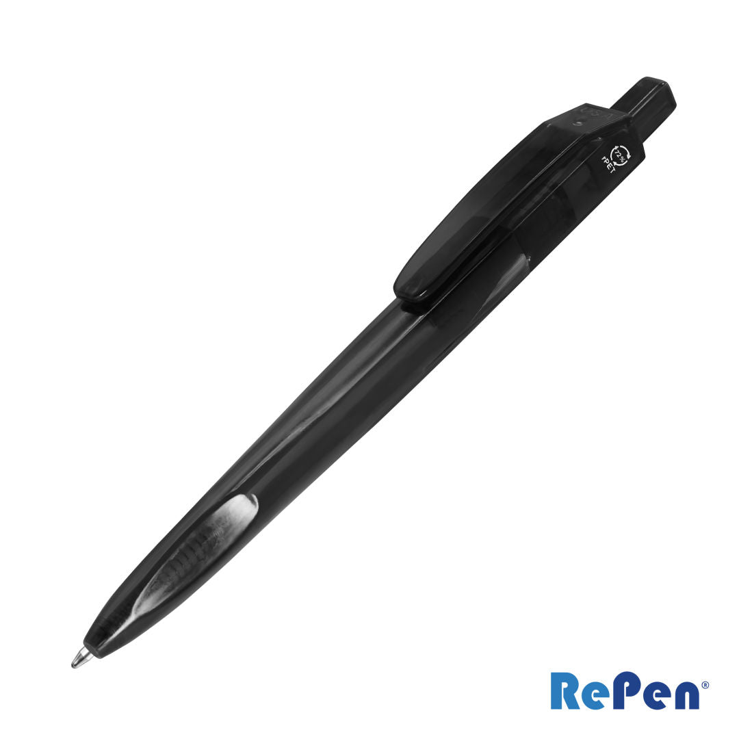 RePen? Squared Translucent Clicker rPET Pen