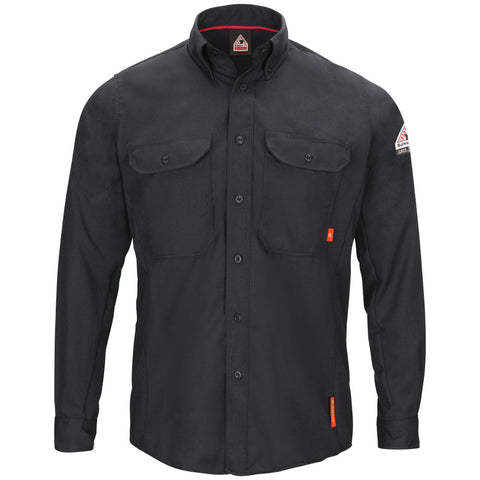 Bulwark® Men's FR iQ Series® Long Sleeve Comfort Woven Lightweight Shirt