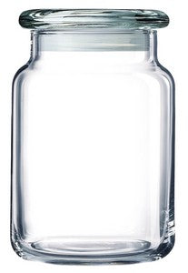~Candy Jar 26oz with lid clear glass