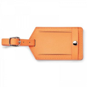 Toscano Genuine Leather Luggage Tag