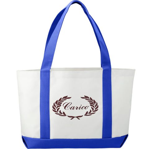 Large Canvas Boat Tote Bag