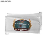 Absorbent Microfiber Dri-Lite Terry White Pool, Travel Towel, 22x44, Sublimated Full color logo