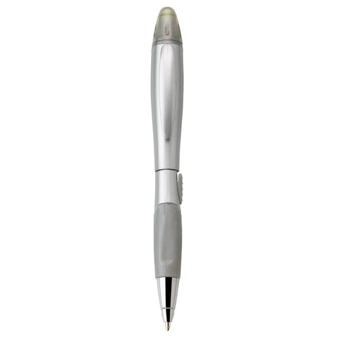 Silver Blossom Ballpoint Penhighlighter