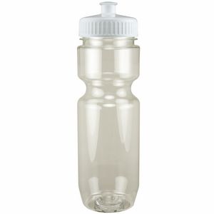 22 Oz. Translucent Bike Bottle w/ Push Pull Lid