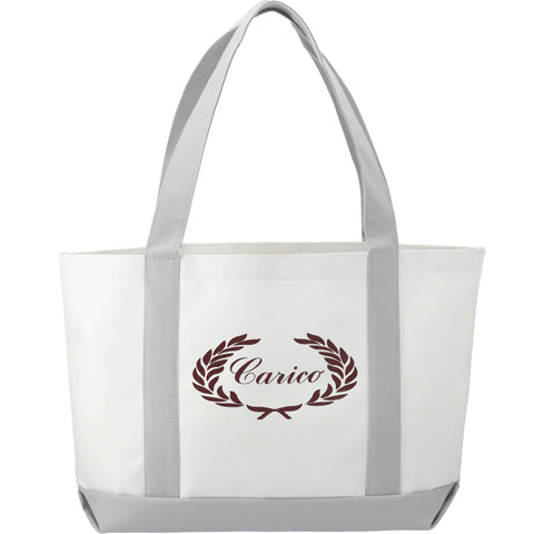 Large Canvas Boat Tote Bag
