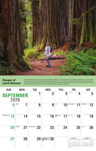 Galleria Wall Calendar 2026 Health Tips