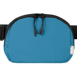 Taiga rPET Nylon Zippered Waist Bag - 40 oz - Heat Transfer