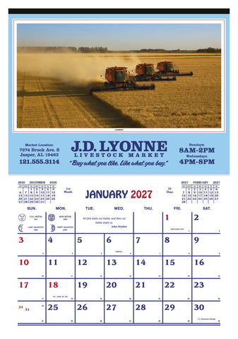 Skinner & Kennedy® Farm Calendar