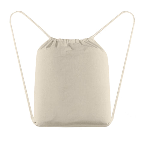 Java - 5 oz Cotton Drawstring Backpack